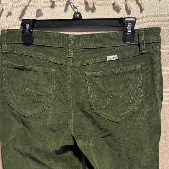 Wrangler Forest Green Women's Flare Jeans - Picture 5 of 7